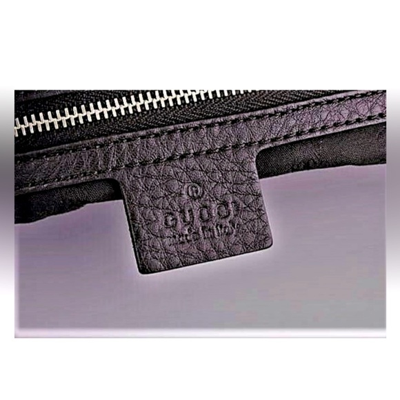 GUCCI Brown Cocoa Leather Horsebit Heritage Web Stripe Hobo - Picture 7 of 13